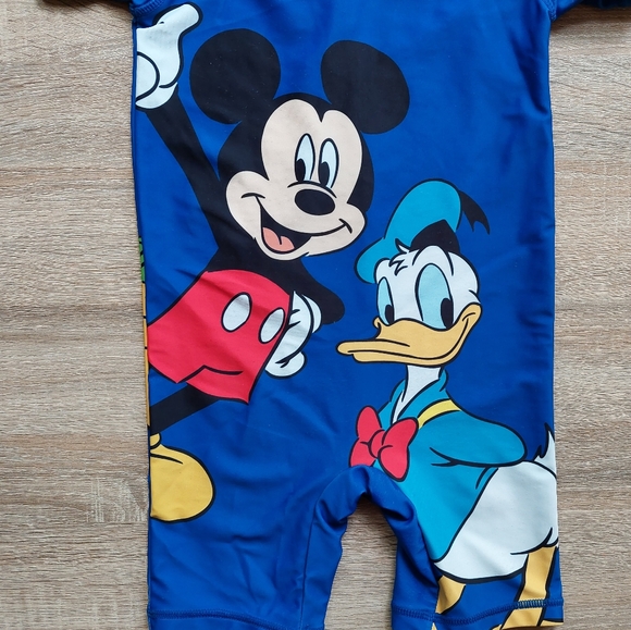 Next Direct like new Mickey Mouse one-piece swimsuit 3-4 years. - Picture 6 of 16